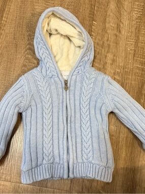Mayoral Hooded Cable Knit sweater